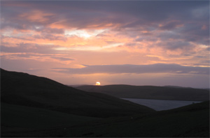 Westside Shetland sunset
